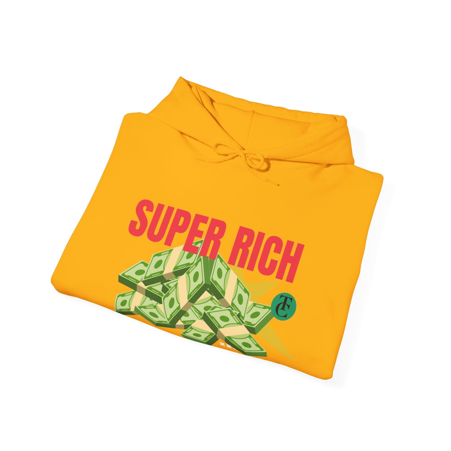 Super Rich Hoodie: Casual, Trendy Sweatshirt for Wealth Enthusiasts, Perfect Gift for Birthdays, Graduations, Holidays