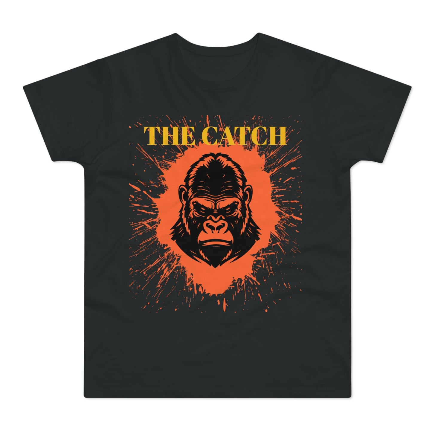 Men's Graphic T-Shirt - "The Catch" Gorilla Design - THE CATCH
