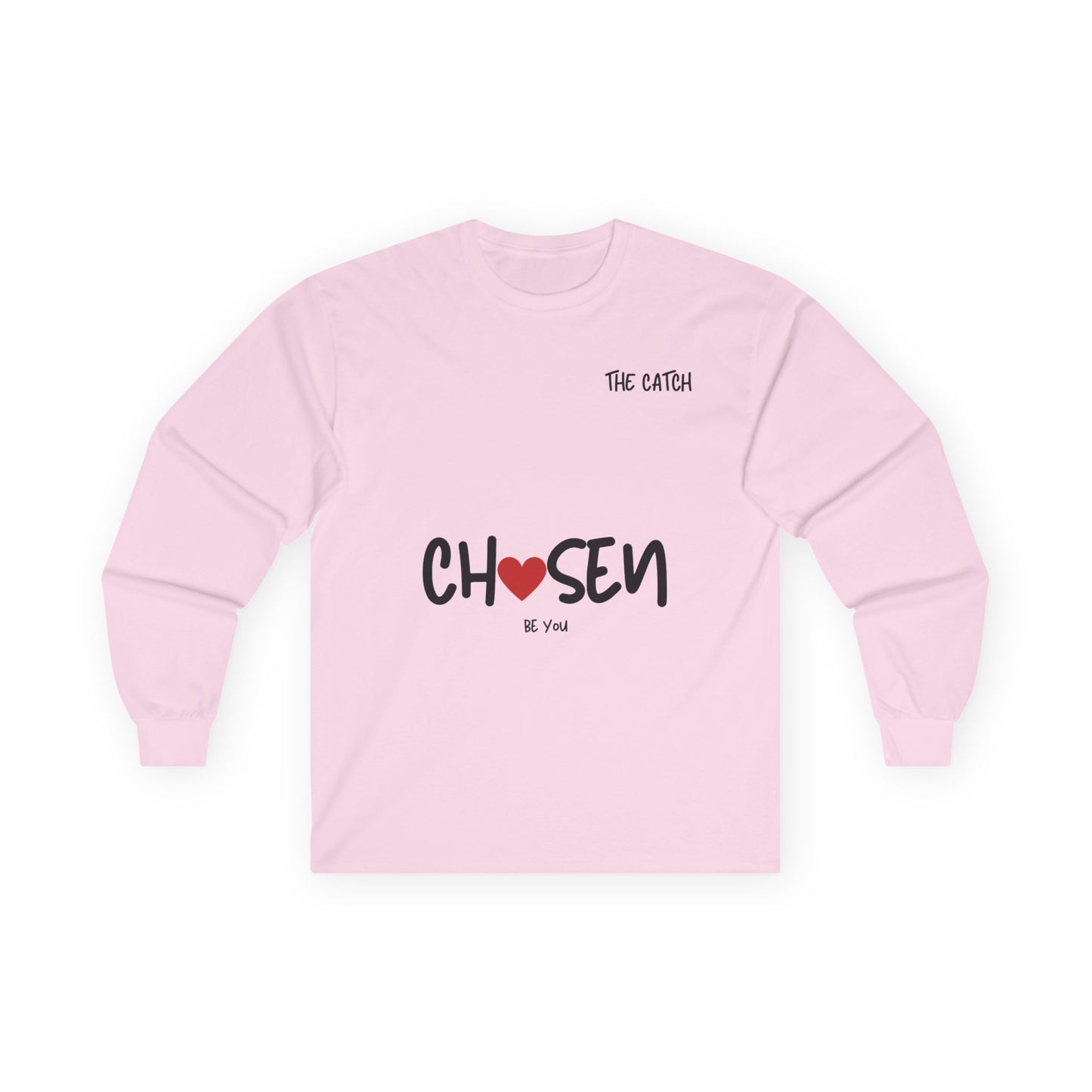 Women's Long Sleeve Tee - Chosen Heart Design - THE CATCH