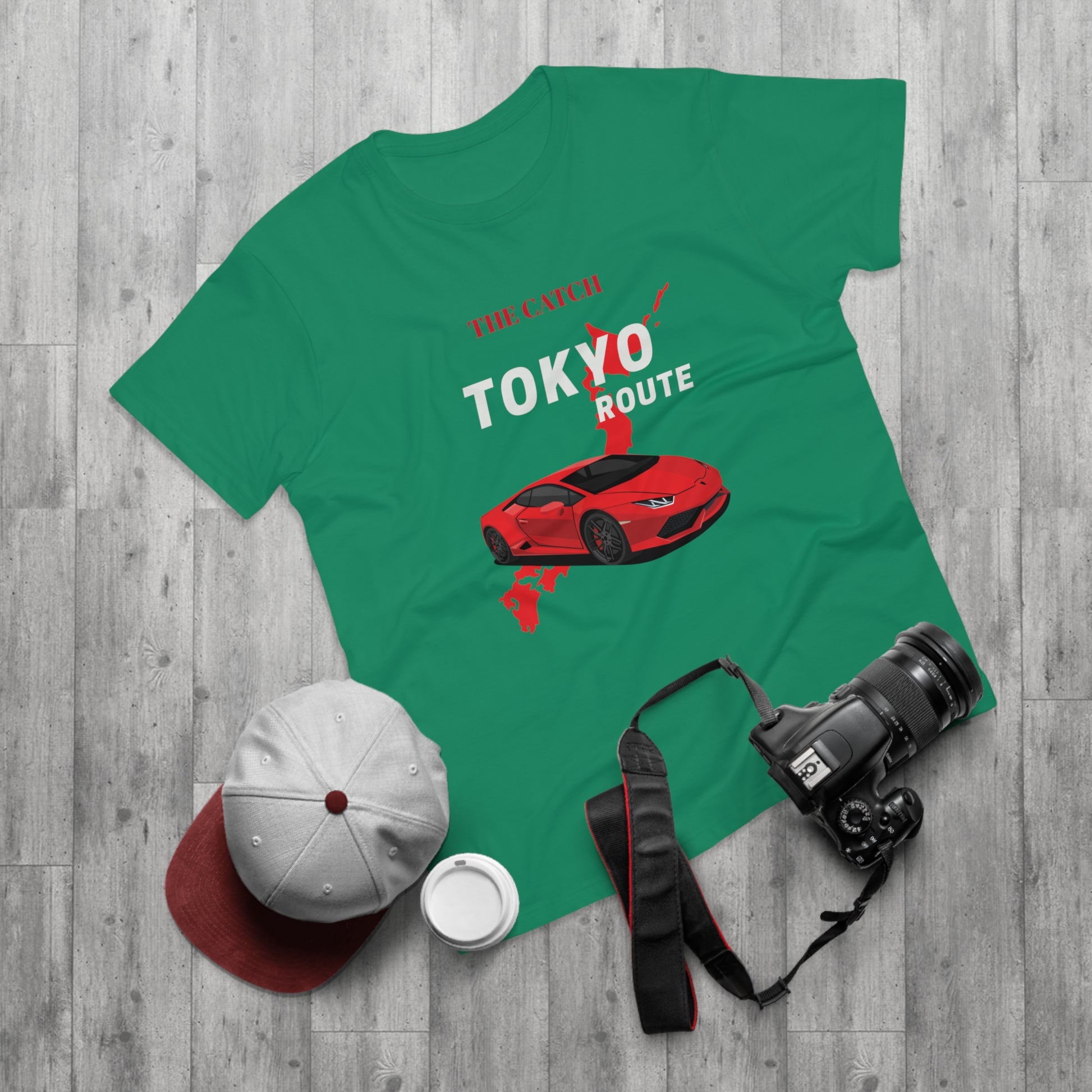 Tokyo Route Men's T-Shirt - Stylish Auto Enthusiast Tee - THE CATCH