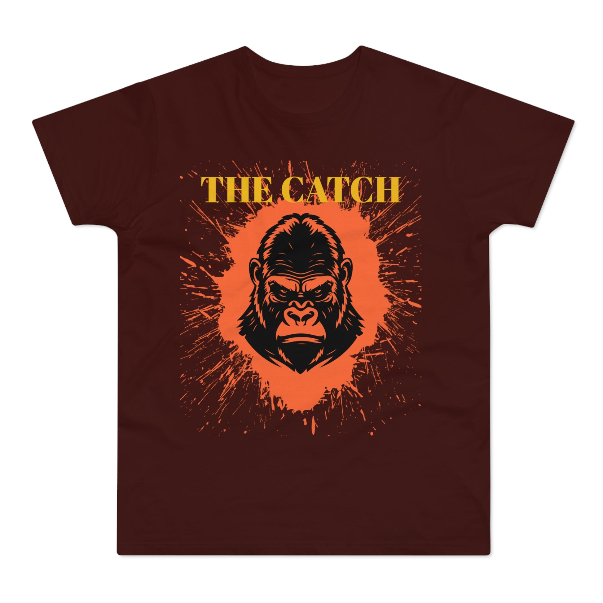 Men's Graphic T-Shirt - "The Catch" Gorilla Design - THE CATCH