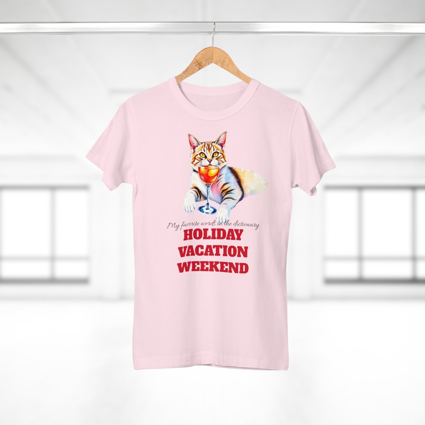 Cat Lover's Holiday Vacation T-Shirt