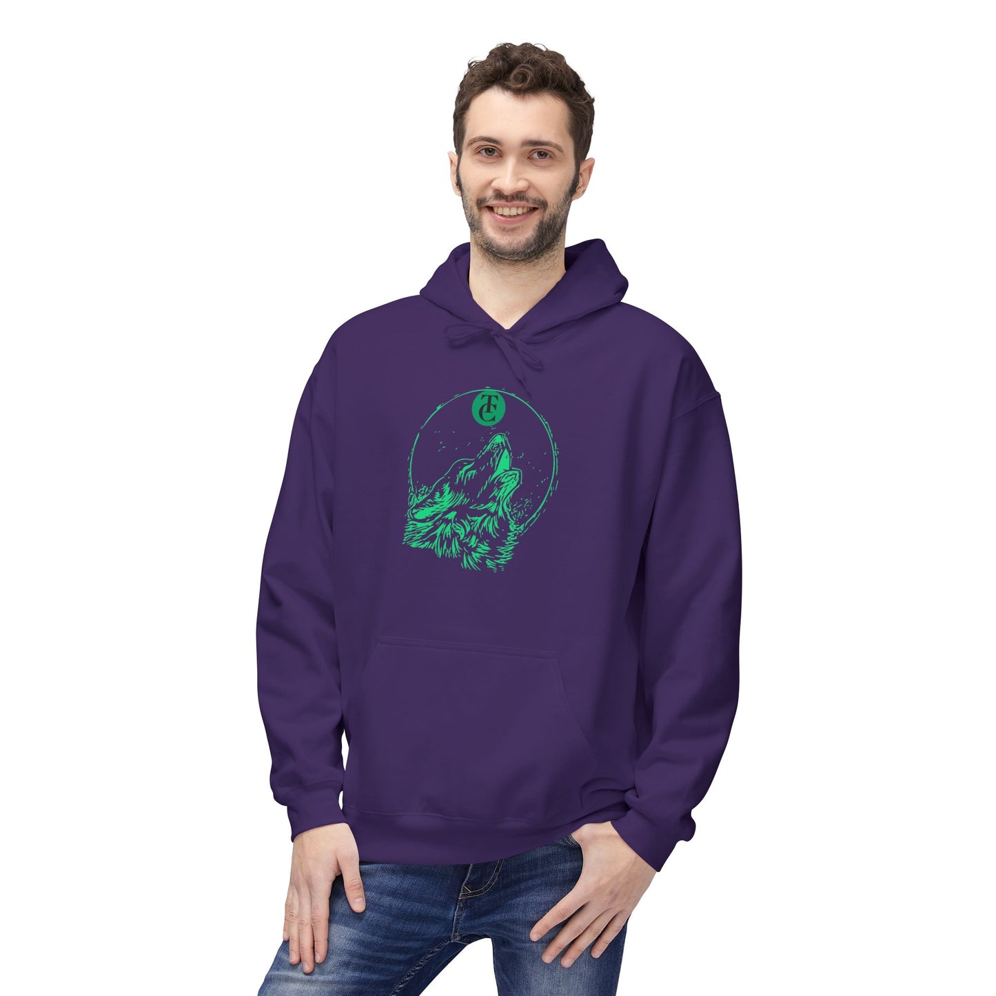 Nature-Inspired Hoodie with Mountain Design