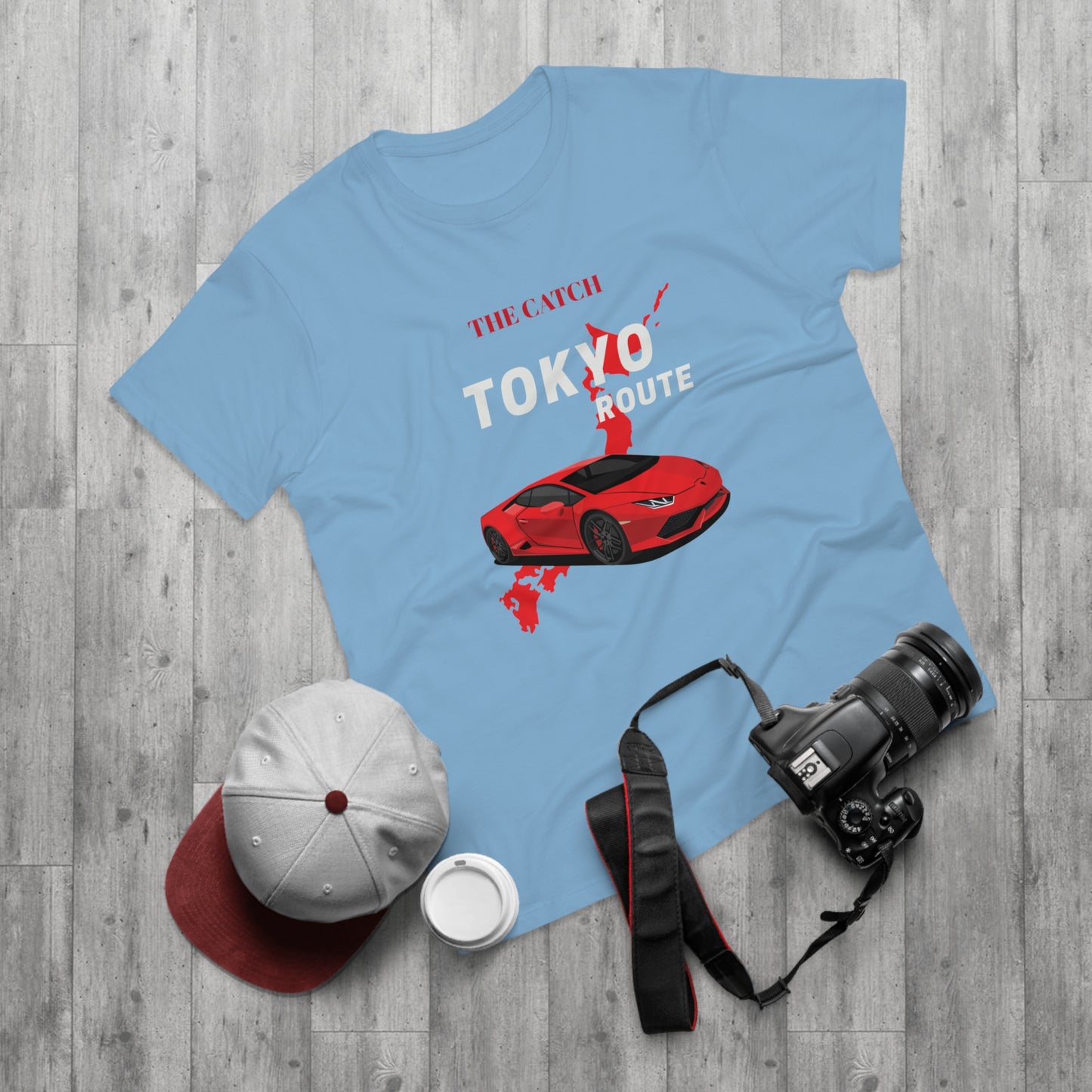 Tokyo Route Men's T-Shirt - Stylish Auto Enthusiast Tee