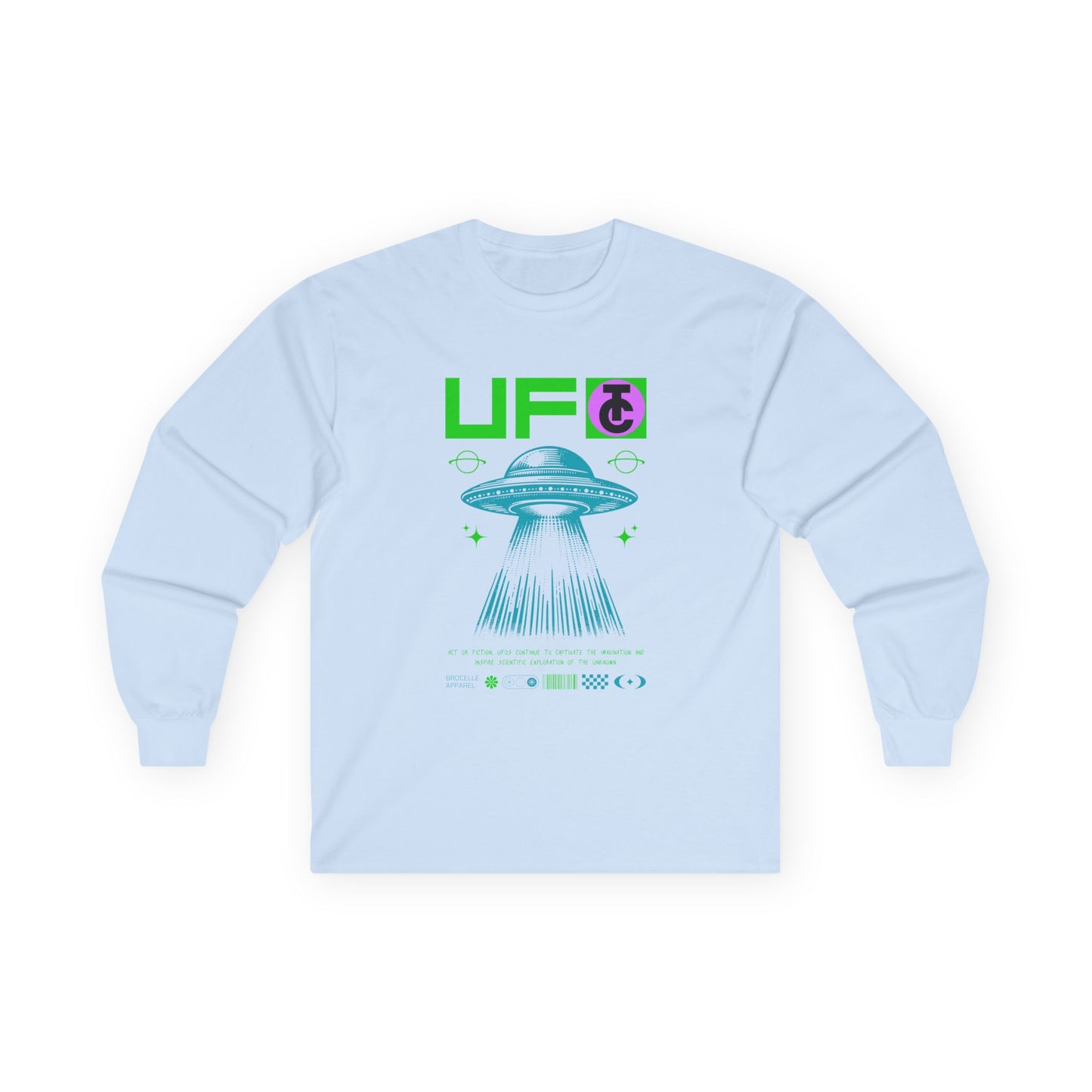 UFO Graphic Long Sleeve Tee for Alien Enthusiasts - THE CATCH