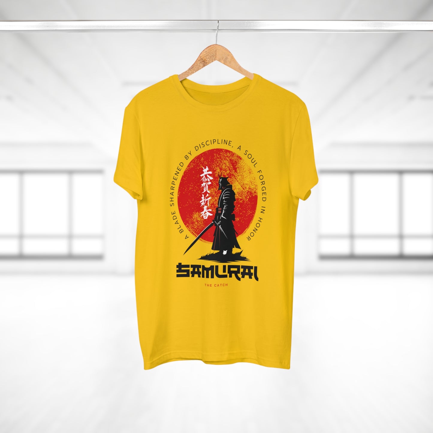 Samurai Discipline Men's T-Shirt - Bold Graphic Tee for Anime Lovers