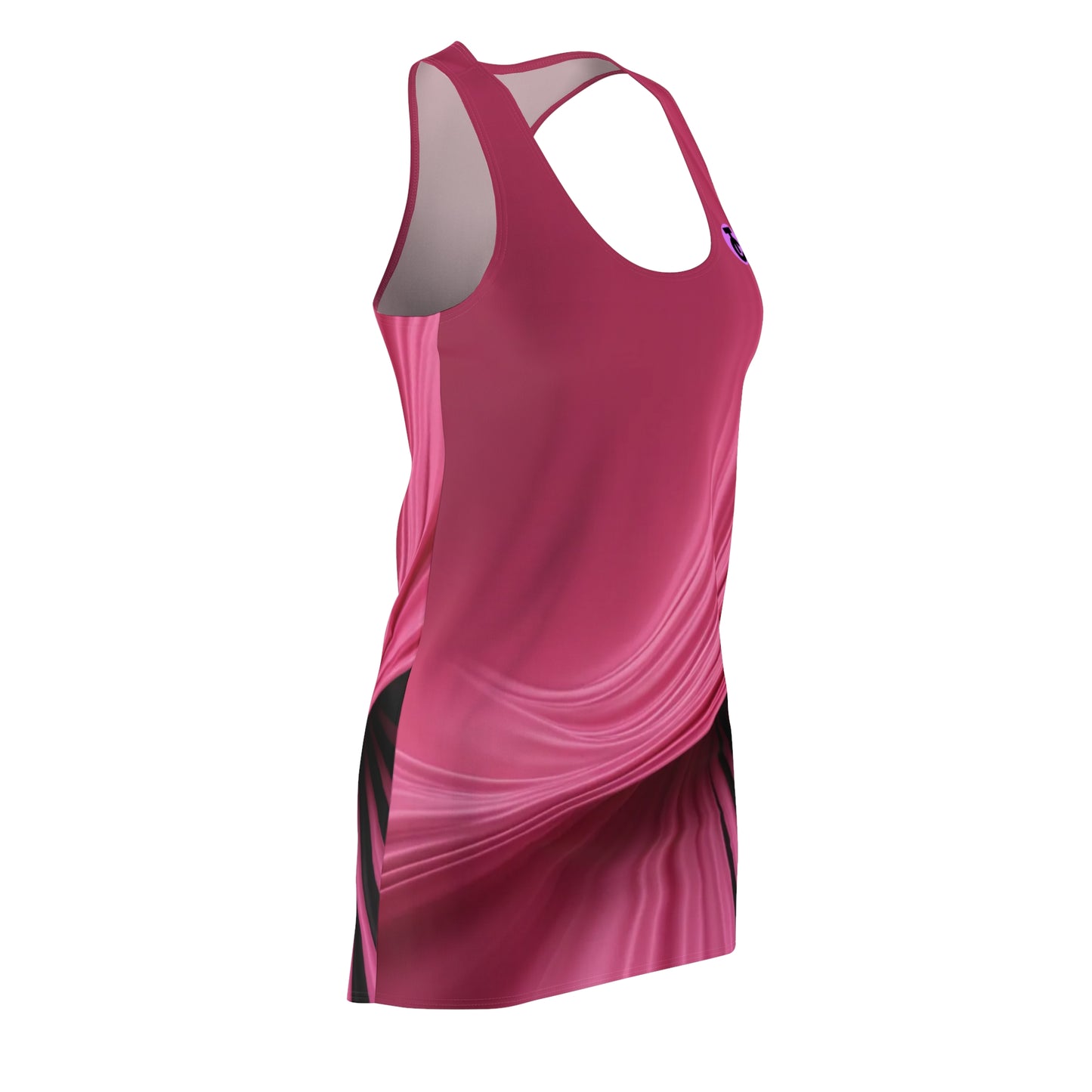 Flowy Pink Racerback Dress - Perfect for Summer, Beach Days, Casual Outings, or Gift for Her, Fashionable and Comfortable - THE CATCH