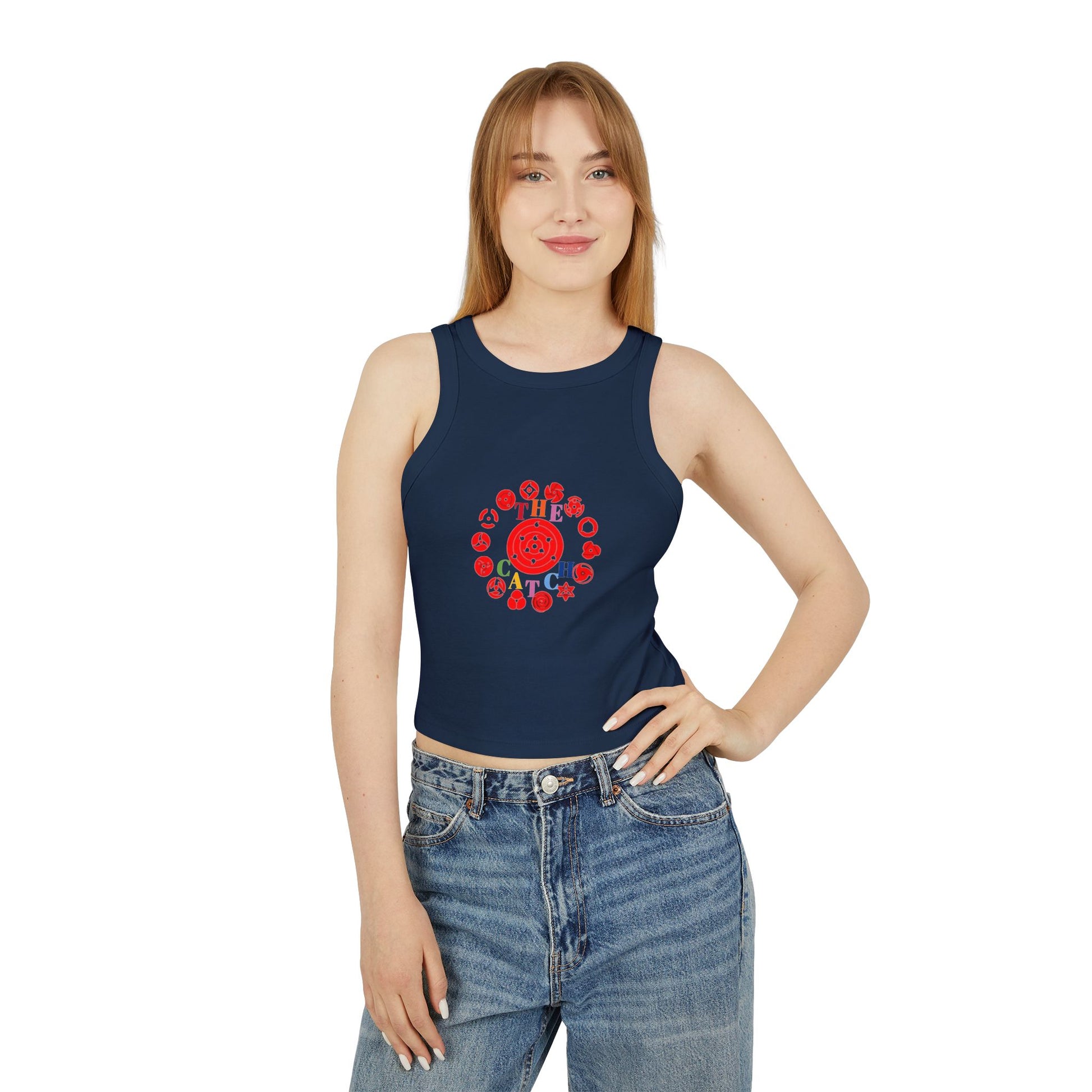 Women's Micro Rib Racer Tank Top - THE CATCH