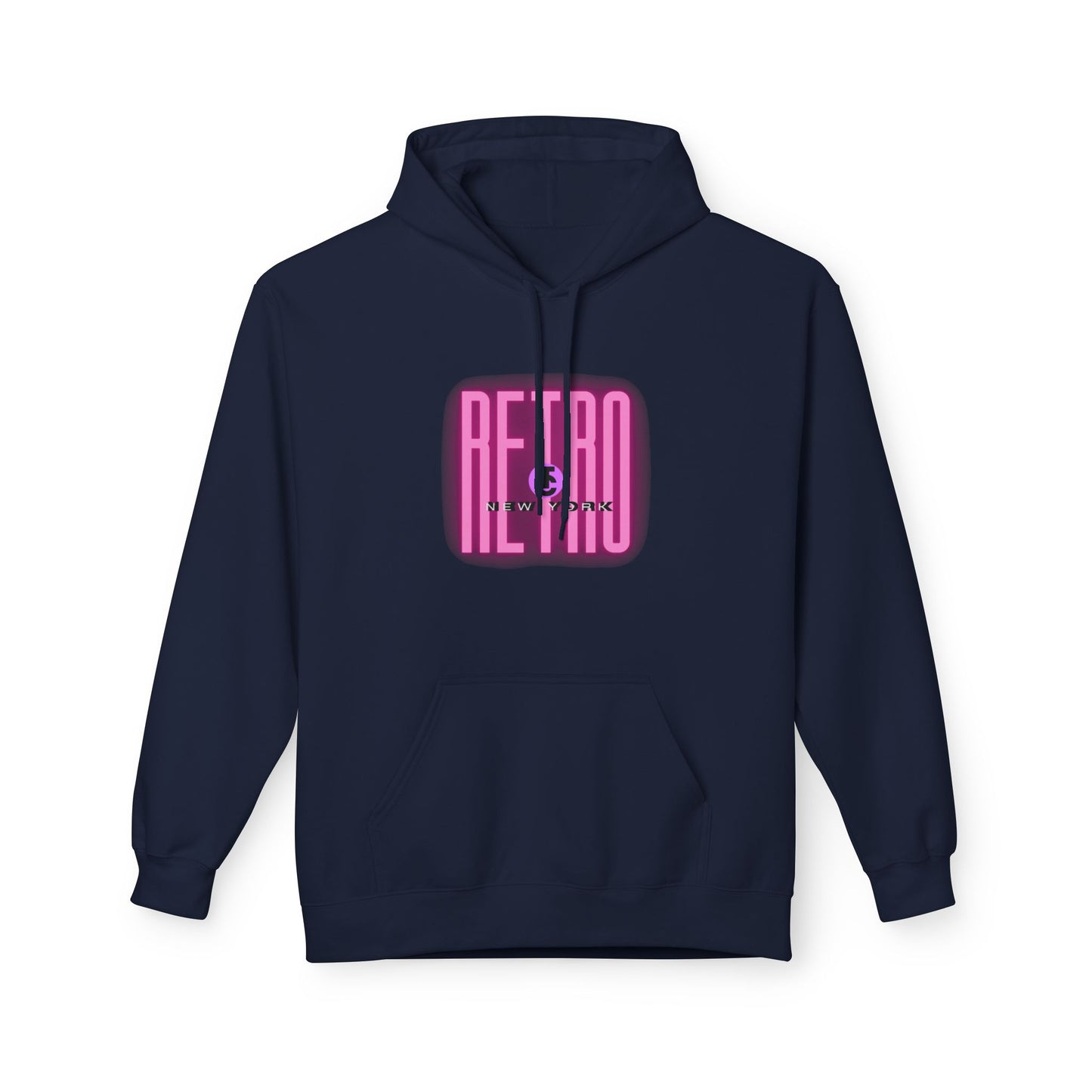 Retro New York Fleece Hoodie, 80s Style Sweatshirt, Vintage Hoodie, Casual Streetwear, Trending Fashion - THE CATCH