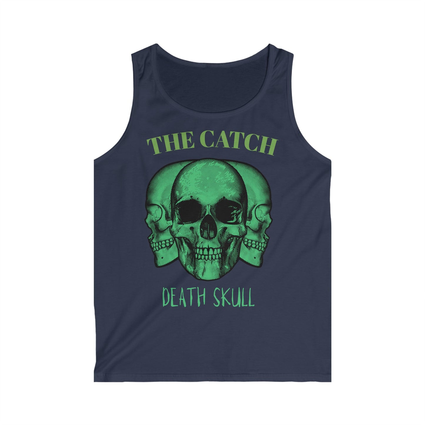 Men's Softstyle Tank Top - The Catch Death Skull Graphic Tee