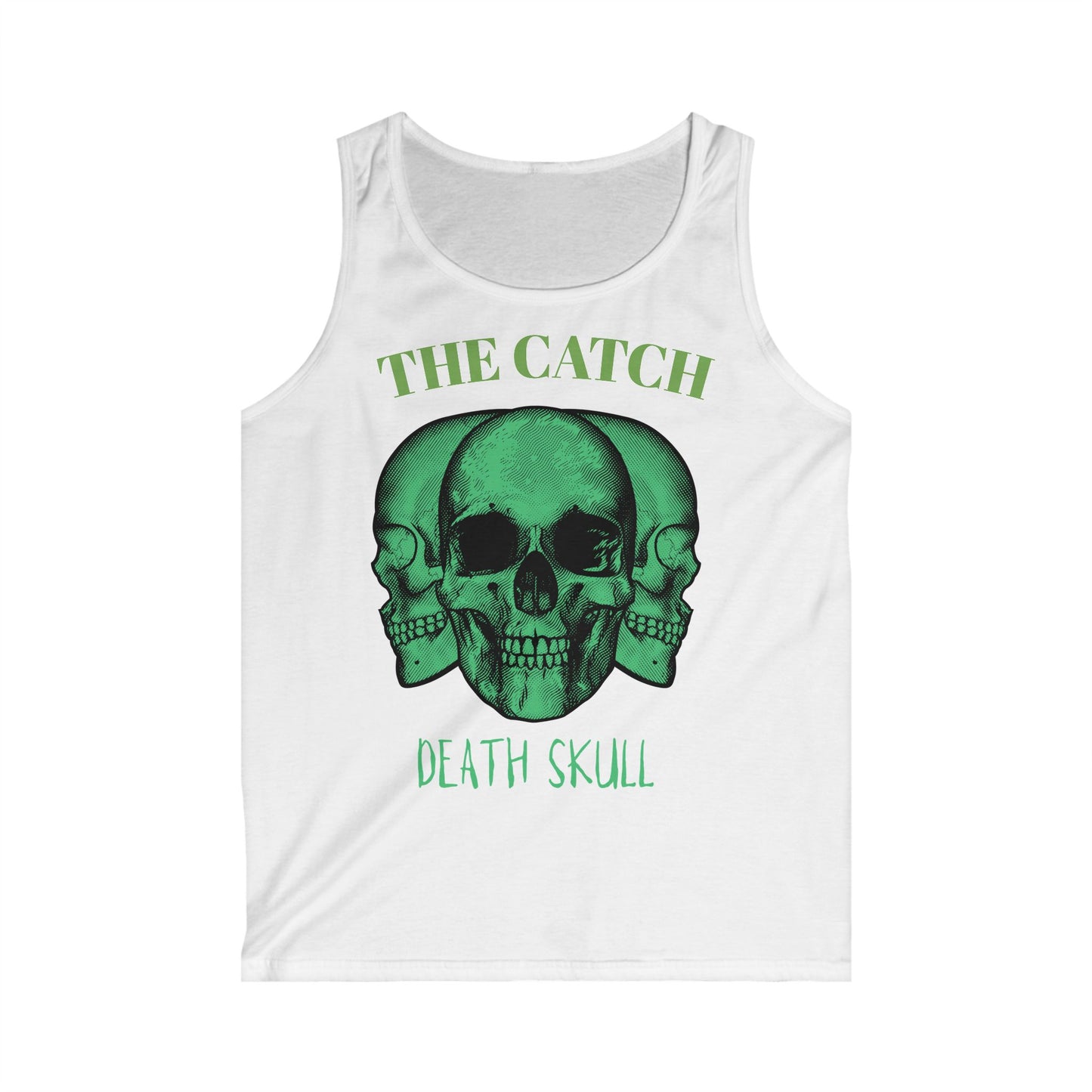 Men's Softstyle Tank Top - The Catch Death Skull Graphic Tee