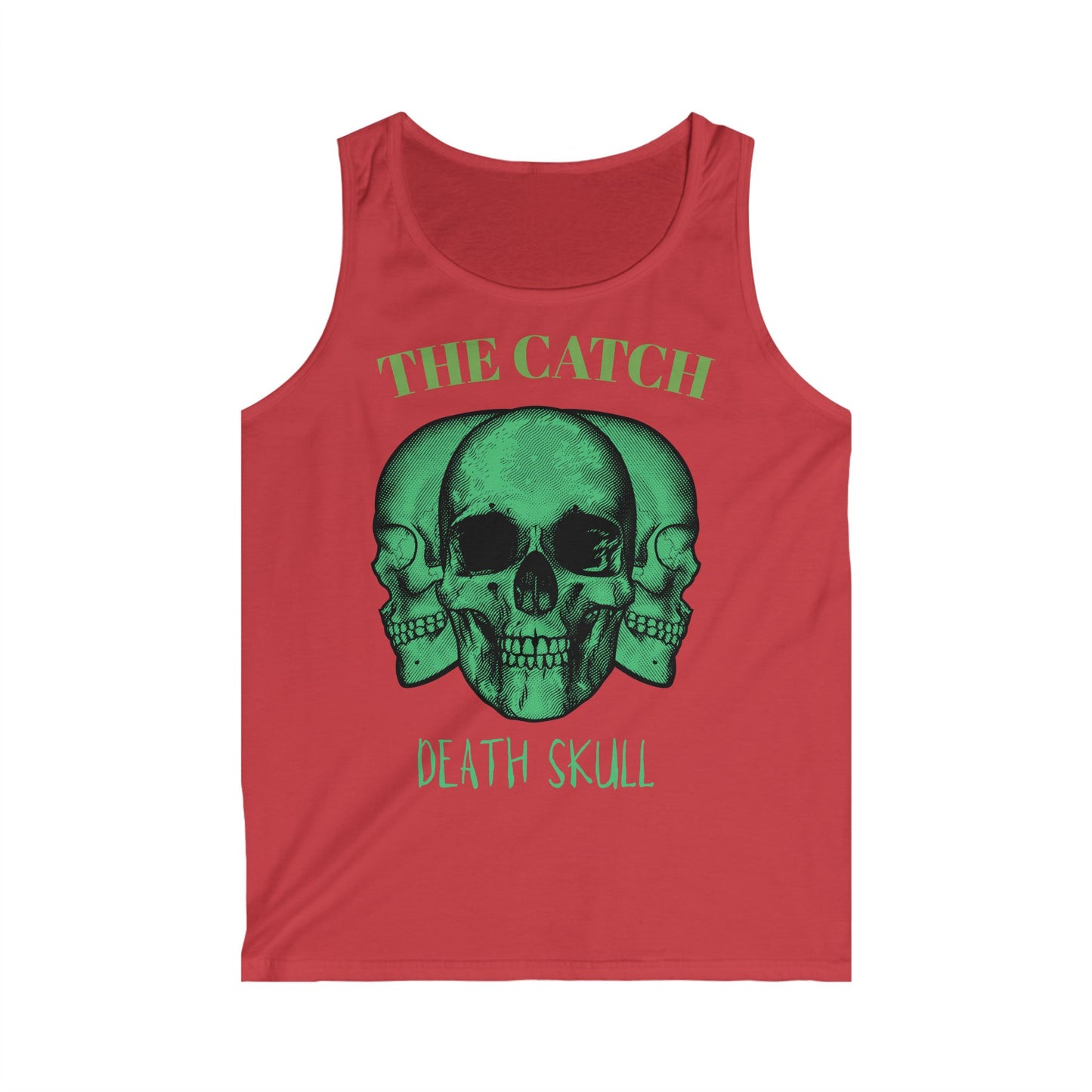 Men's Softstyle Tank Top - The Catch Death Skull Graphic Tee