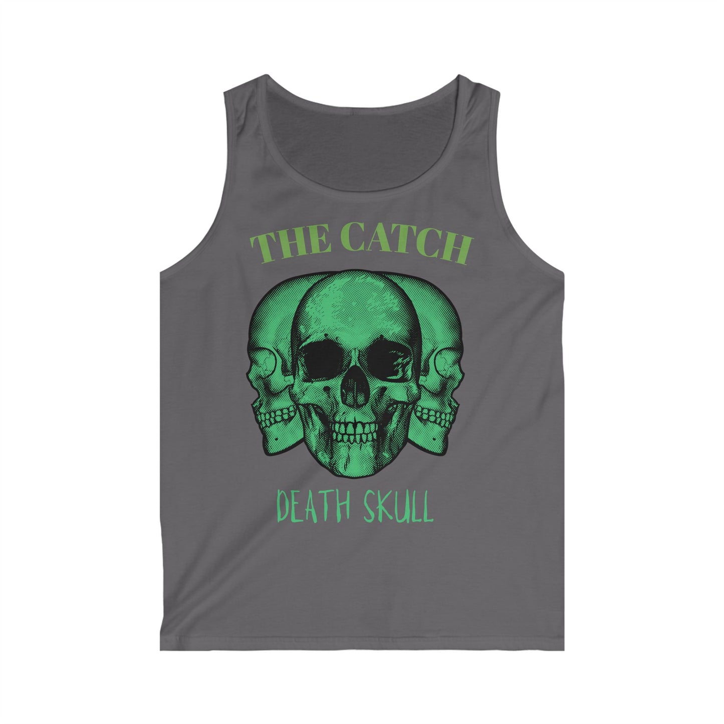 Men's Softstyle Tank Top - The Catch Death Skull Graphic Tee