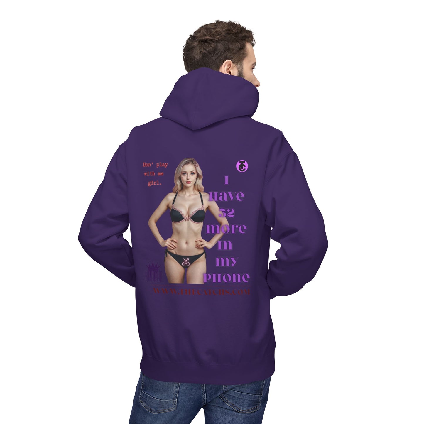 Trendy  Fleece Hoodie for Everyday Style | Casual Wear, Gift for Her, Graphic Hooded Sweatshirt, Unique Fashion Statement