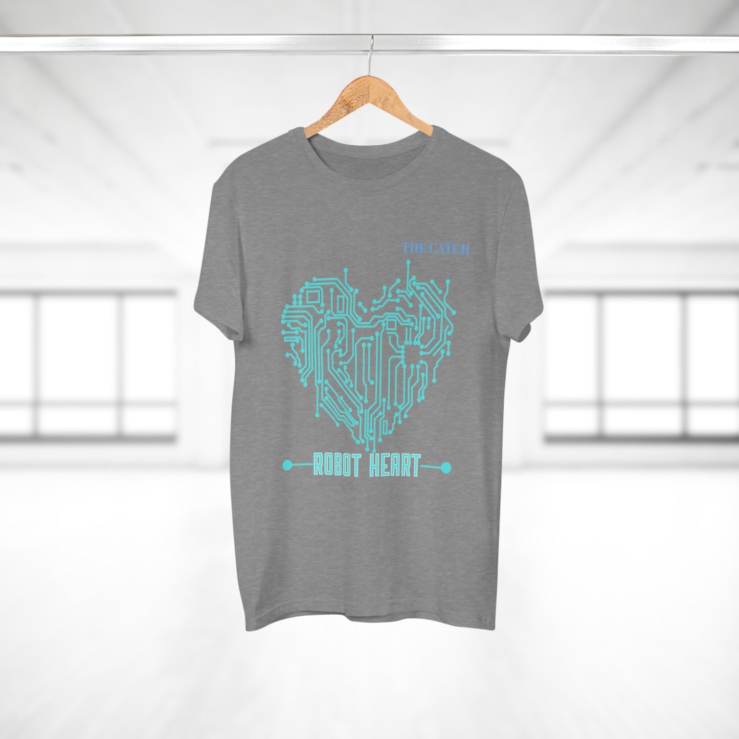 Robot Heart Graphic Tee for Tech Enthusiasts - THE CATCH
