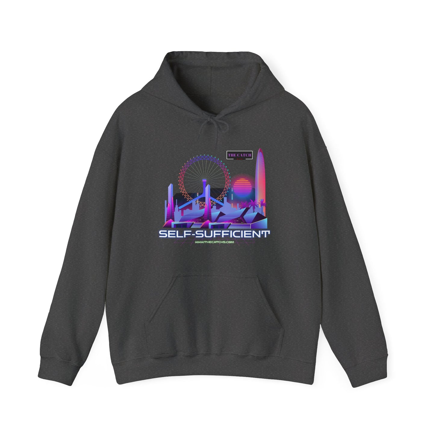 Retro Vibes Hooded Sweatshirt - Comfortable Streetwear, Perfect for Gifts, Relaxed Style, Fashion, Casual Wear - THE CATCH