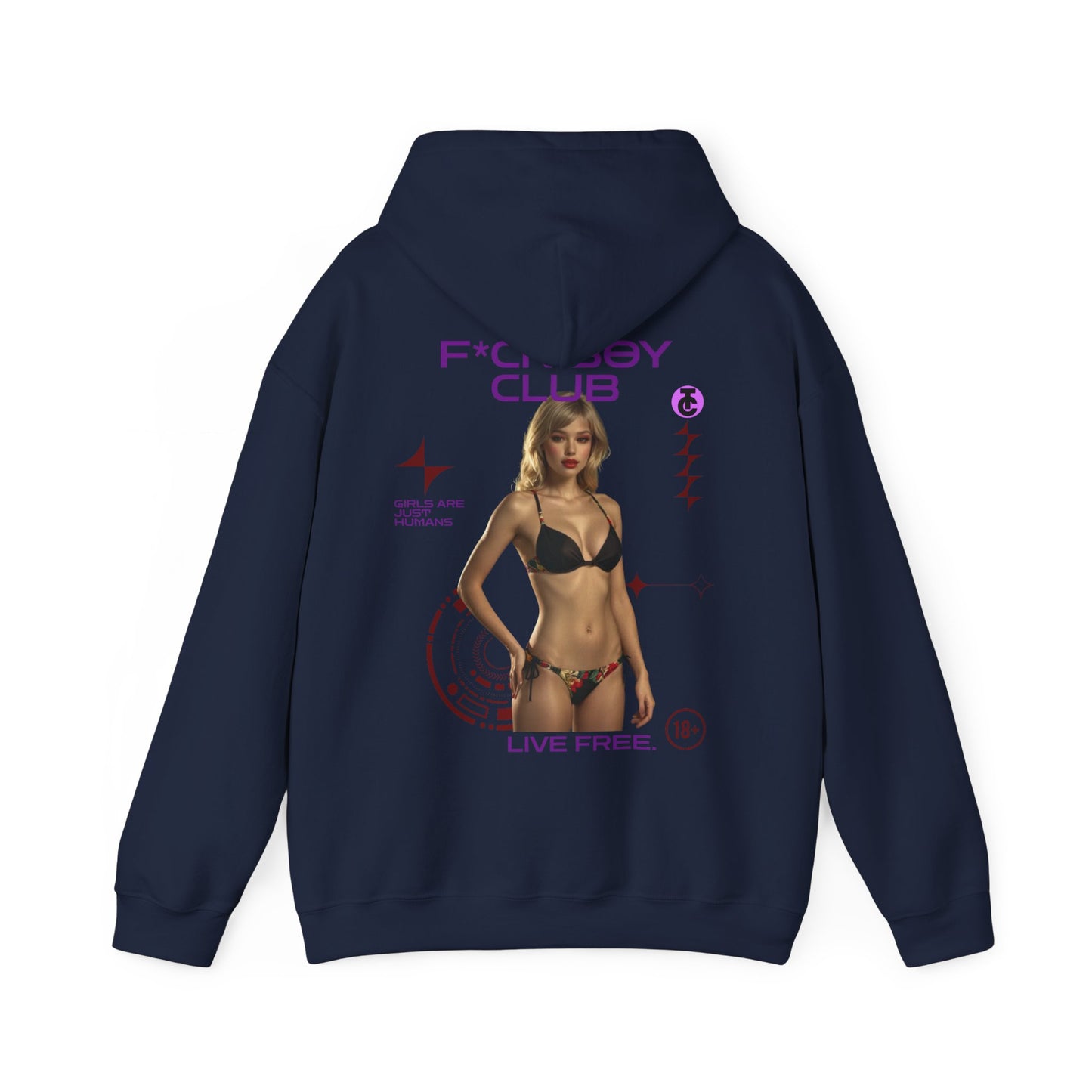 Chic Fantasy Club Hoodie | Trendy Sweatshirt for Parties, Casual Wear, Gifts, Fashion Lovers, Clubbing