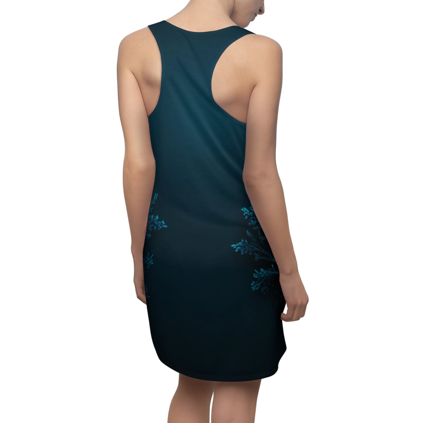 Women's Nature-Inspired Racerback Dress | Perfect for Summer, Beach Days, Festivals, Casual Outings, Eco-Friendly Fashion - THE CATCH