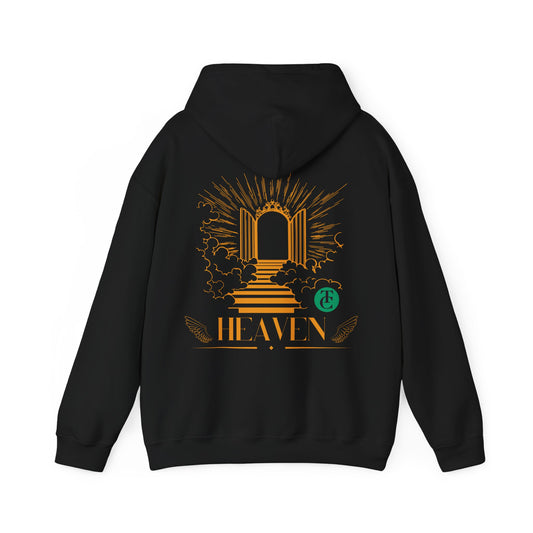 Heavenly Black Hoodie, Cozy Sweatshirt for All Seasons, Gift for Friends, Comfortable Layering, Casual Streetwear - THE CATCH