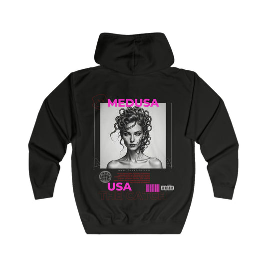 Medusa Graphic  Full Zip Hoodie - The Catch
