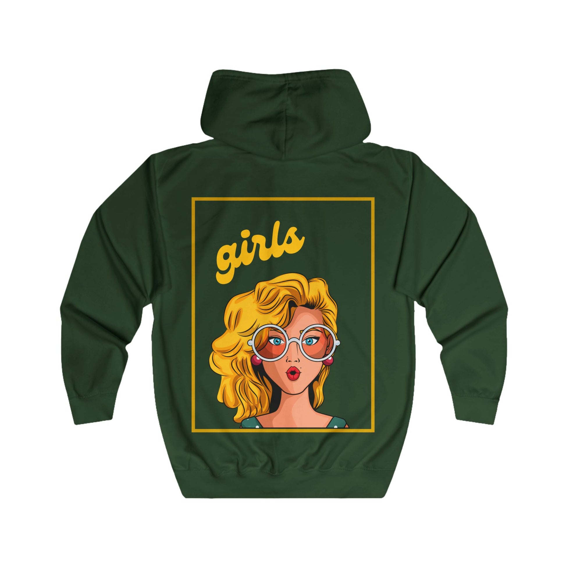 Retro 'THE CATCH' Full Zip Hoodie for Trendy Girls - THE CATCH