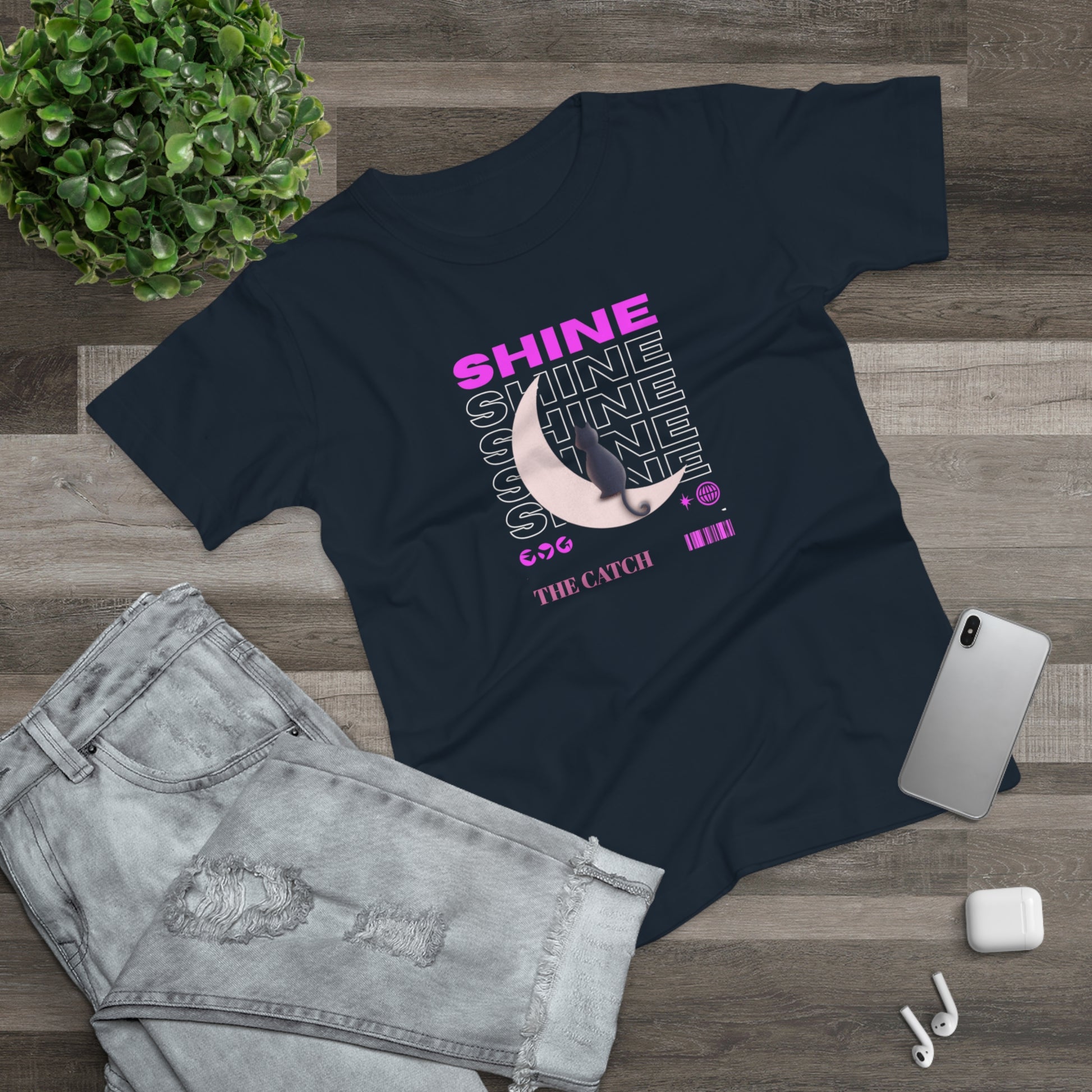 Shine Women's T-Shirt - Trendy Graphic Tee for Everyday Style - THE CATCH