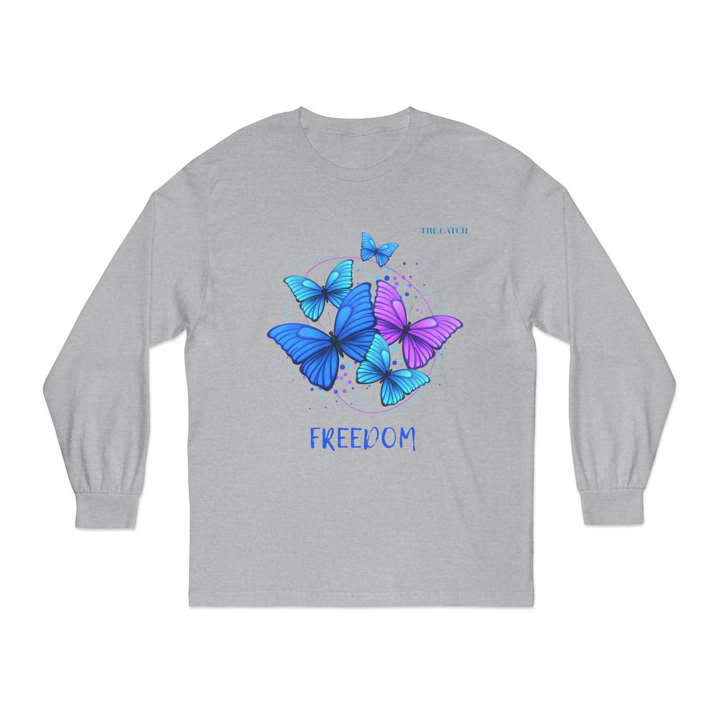 Butterfly Freedom Long Sleeve T-Shirt for All Occasions - THE CATCH