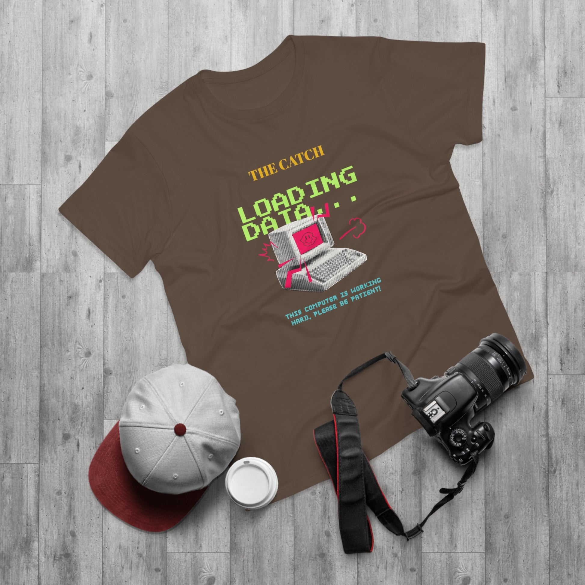 Retro Gamer Loading Data T-Shirt for Men - THE CATCH