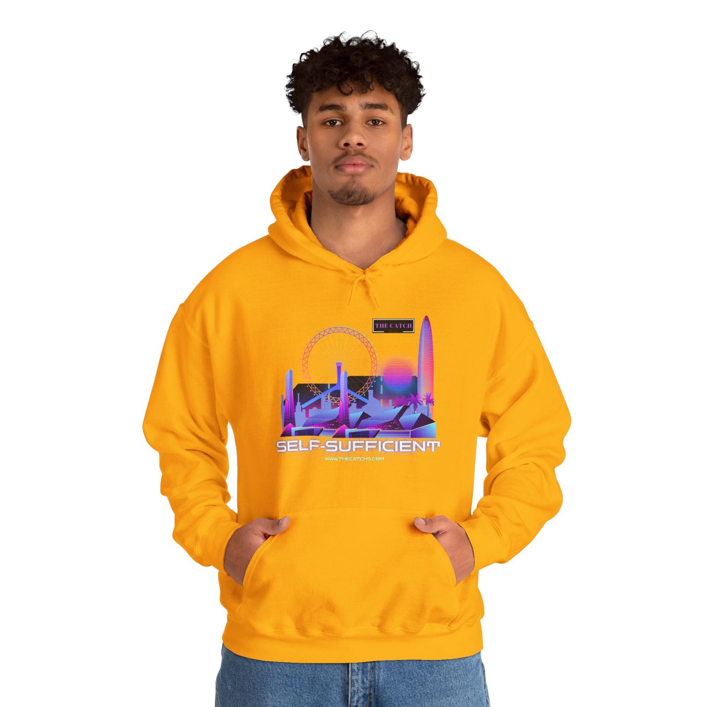Retro Vibes Hooded Sweatshirt - Comfortable Streetwear, Perfect for Gifts, Relaxed Style, Fashion, Casual Wear