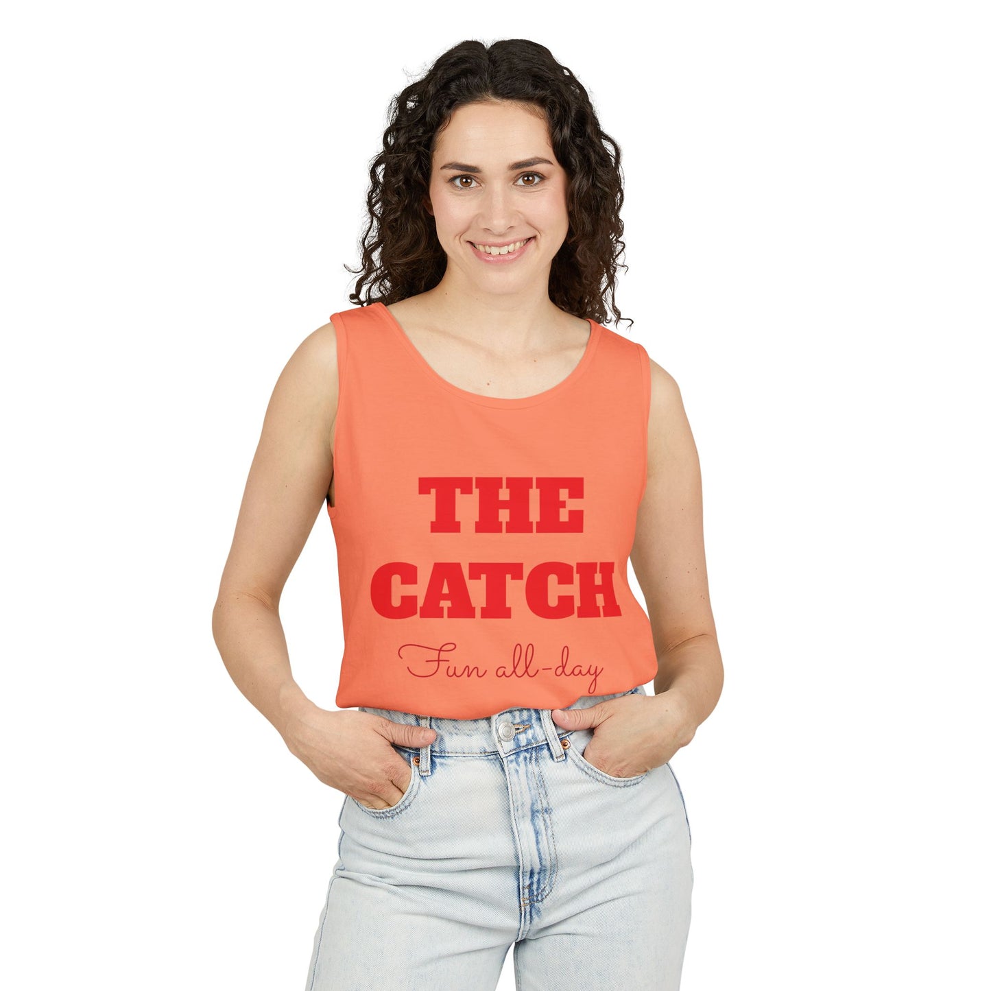 Woman's Garment-Dyed Tank Top - THE CATCH