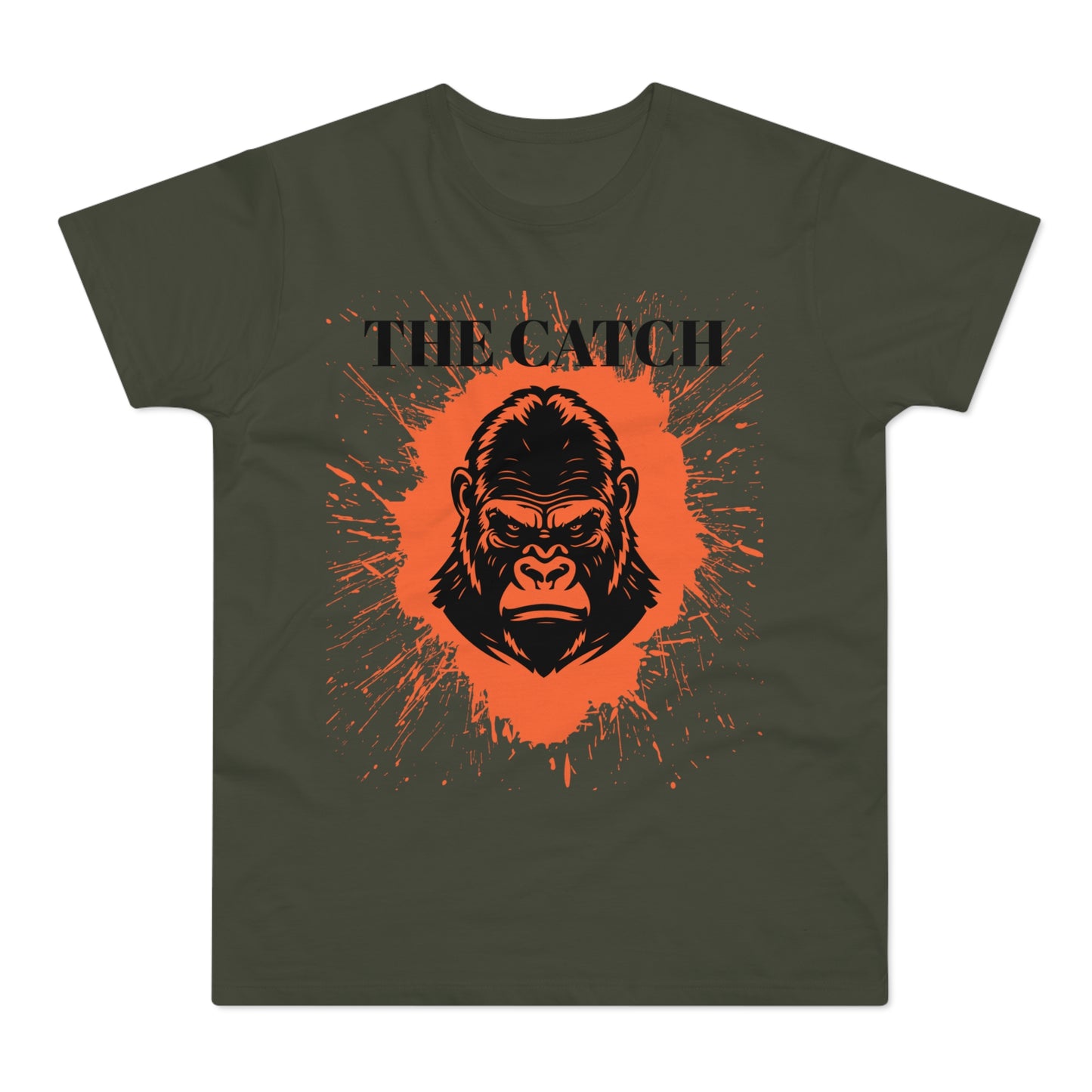 Men's Graphic T-Shirt - "The Catch" Gorilla Design - THE CATCH