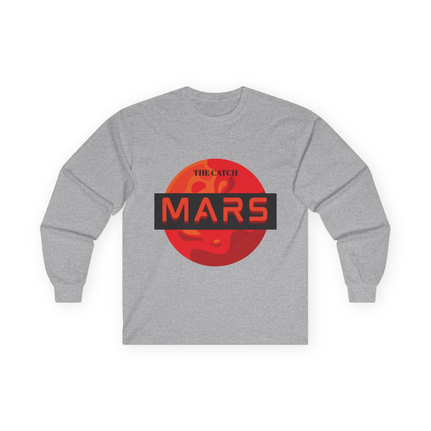 Retro Mars Long Sleeve Tee - Cotton Shirt - THE CATCH