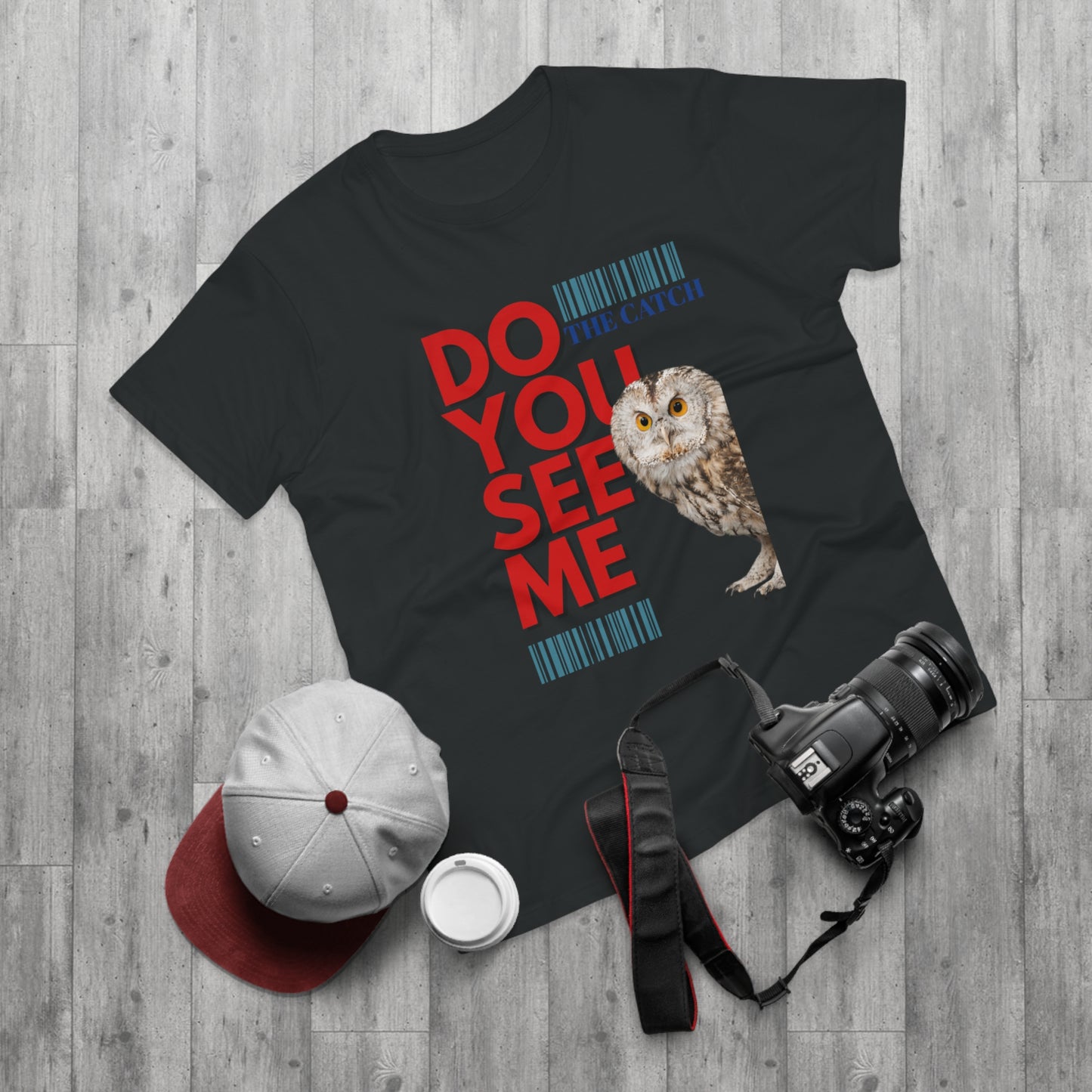 Funny Owl T-Shirt - 'Do You See Me?' Graphic Tee for Nature Lovers