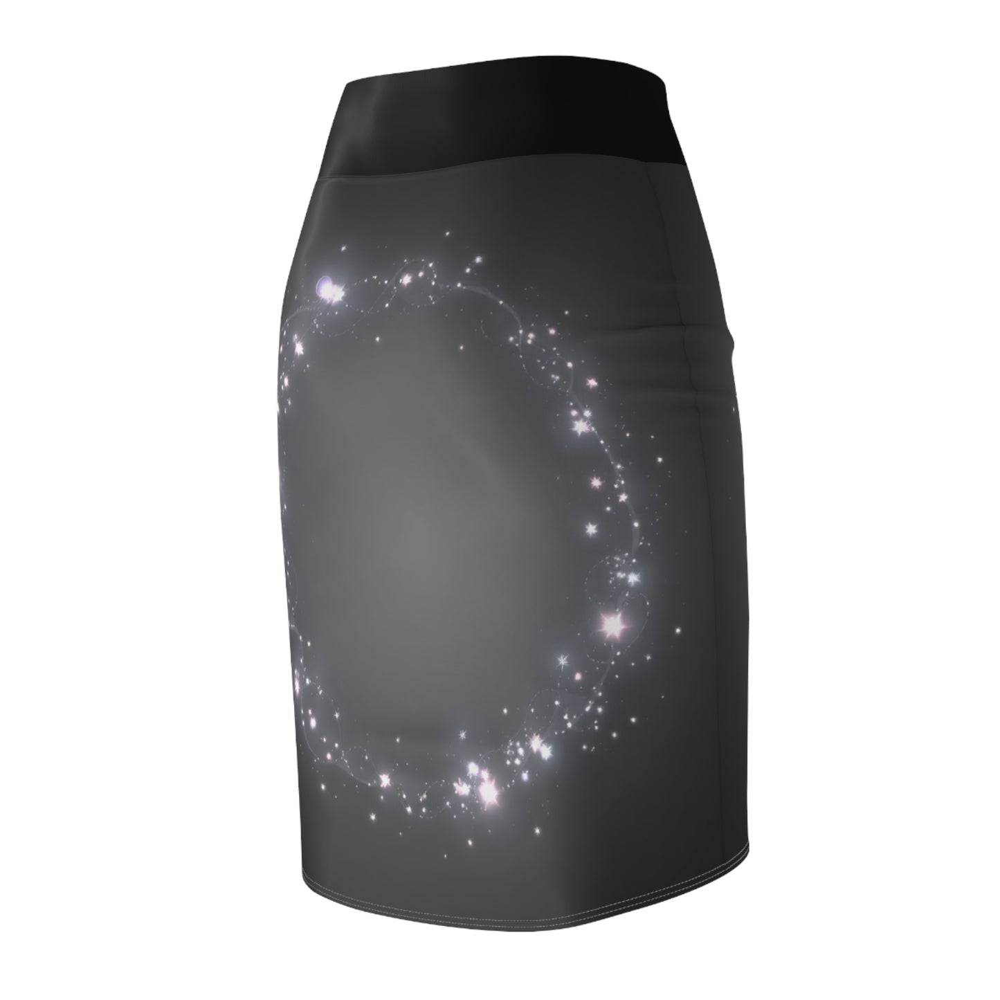Celestial Print Women's Pencil Skirt, Galaxy Design Skirt, Stylish Office Wear, Night Out Fashion, Unique Gift for Her - THE CATCH