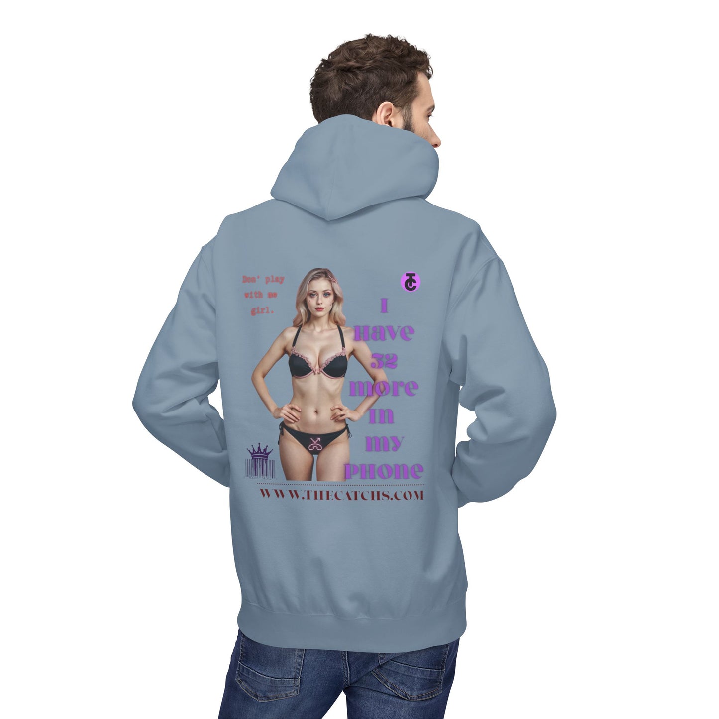 Trendy Fleece Hoodie for Everyday Style | Casual Wear, Gift for Her, Graphic Hooded Sweatshirt, Unique Fashion Statement - THE CATCH