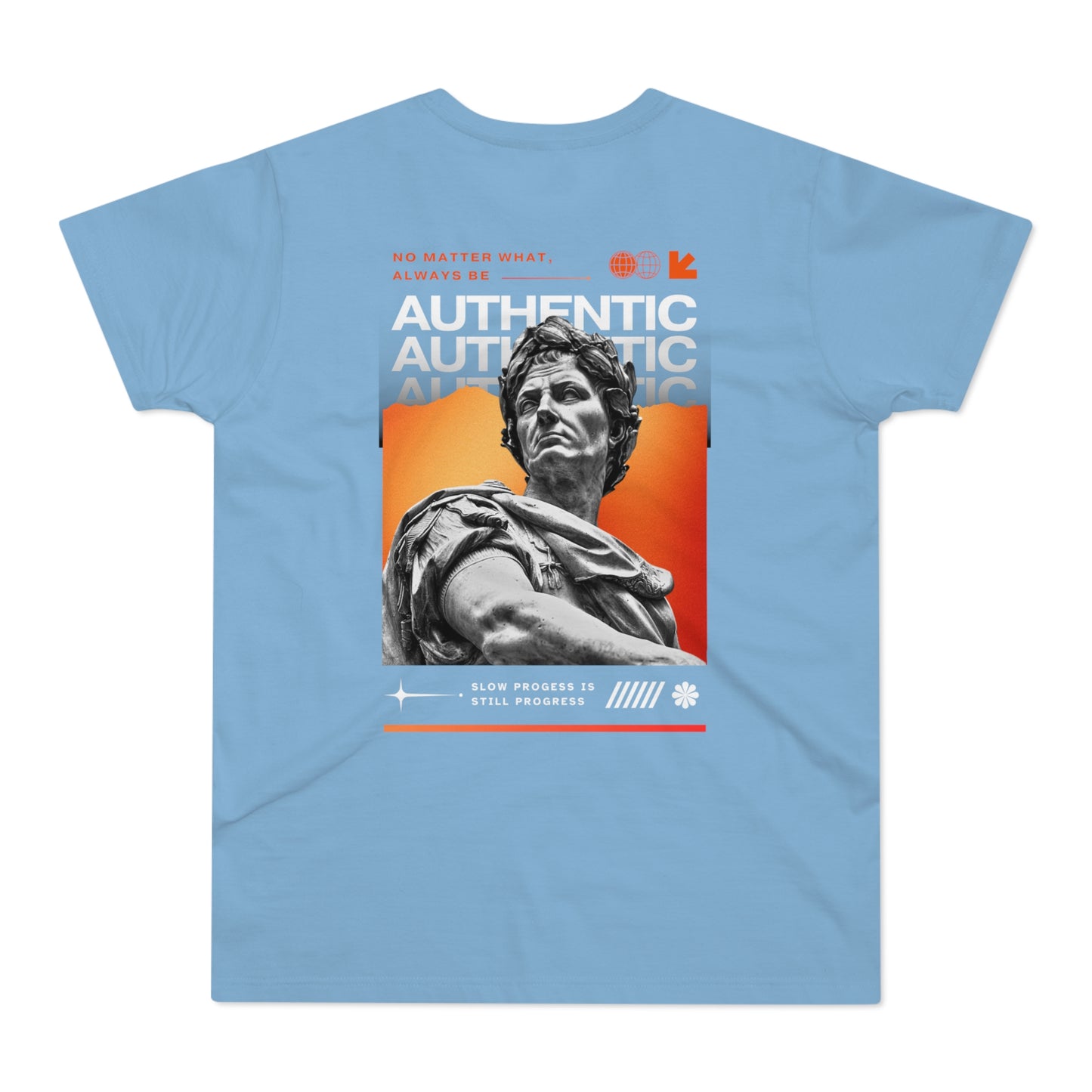 Men's Orange T-Shirt with 'The Catch' and Authentic Design - Perfect for Casual Wear & Gifts