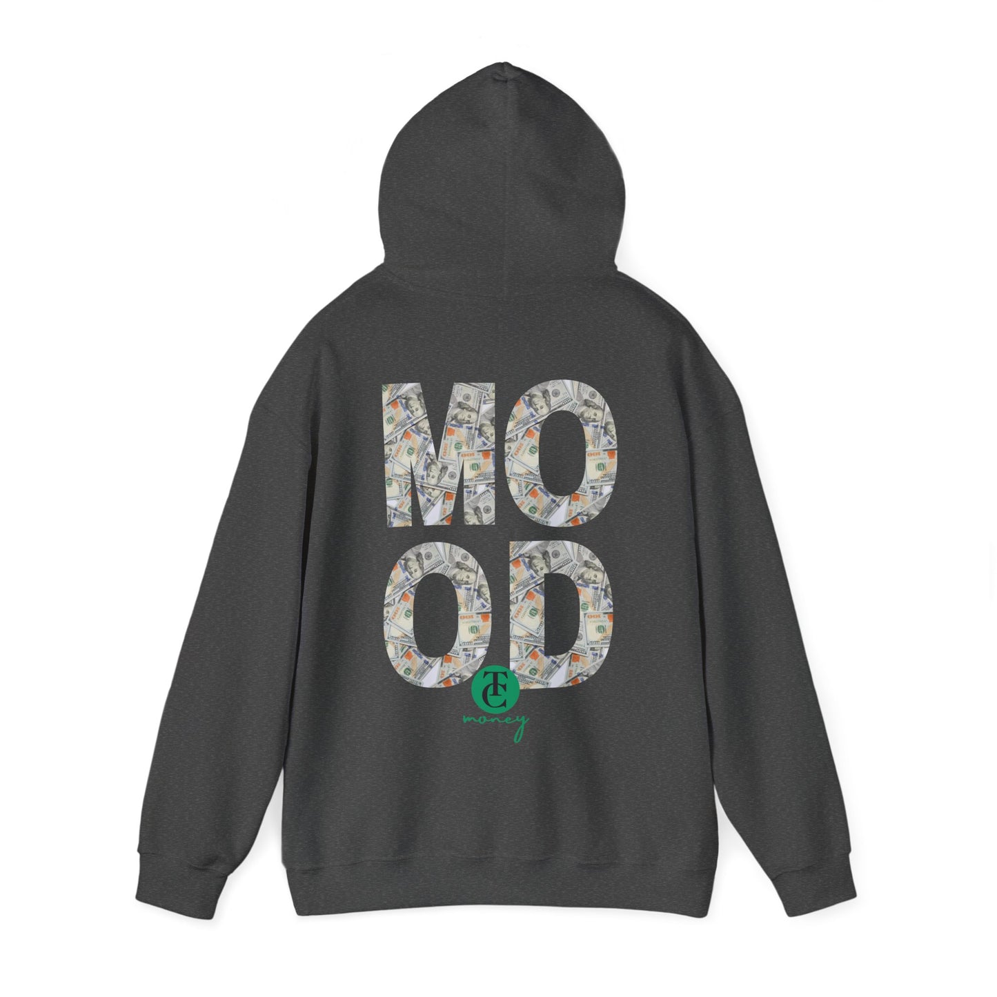 Trendy Hooded Sweatshirt - 'MOOD' Graphic, Comfortable Streetwear, Gift for Friends, Cozy Lounge Wear, Casual Outfit