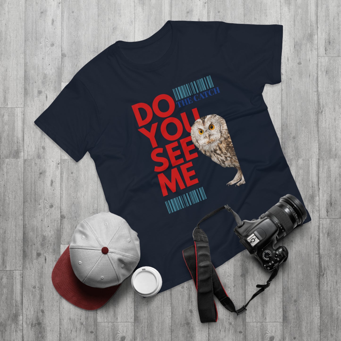 Funny Owl T-Shirt - 'Do You See Me?' Graphic Tee for Nature Lovers
