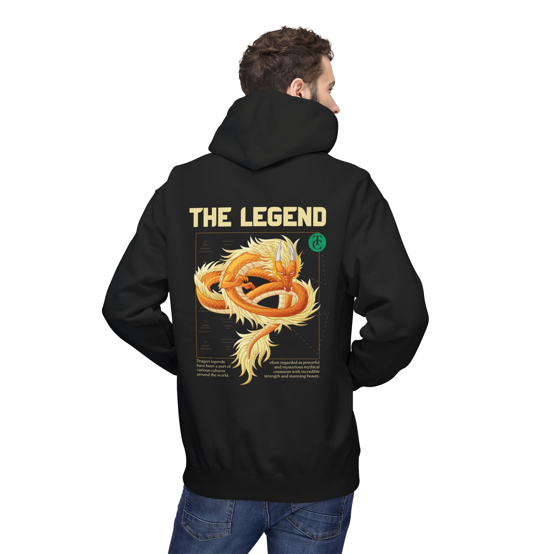 The Legend Dragon Hoodie - Midweight Softstyle Fleece - THE CATCH
