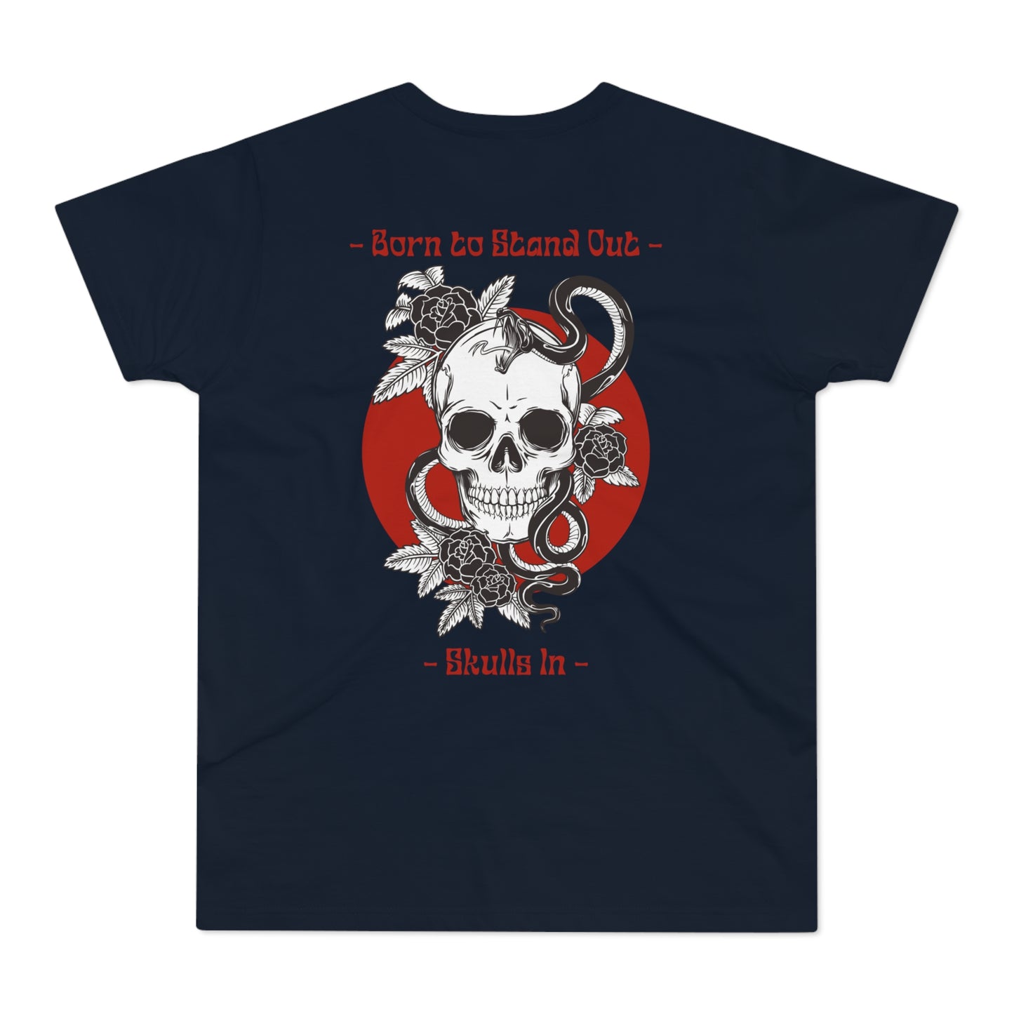 Skulls & Snakes Graphic Tee - 'The Catch' Design for Bold Men