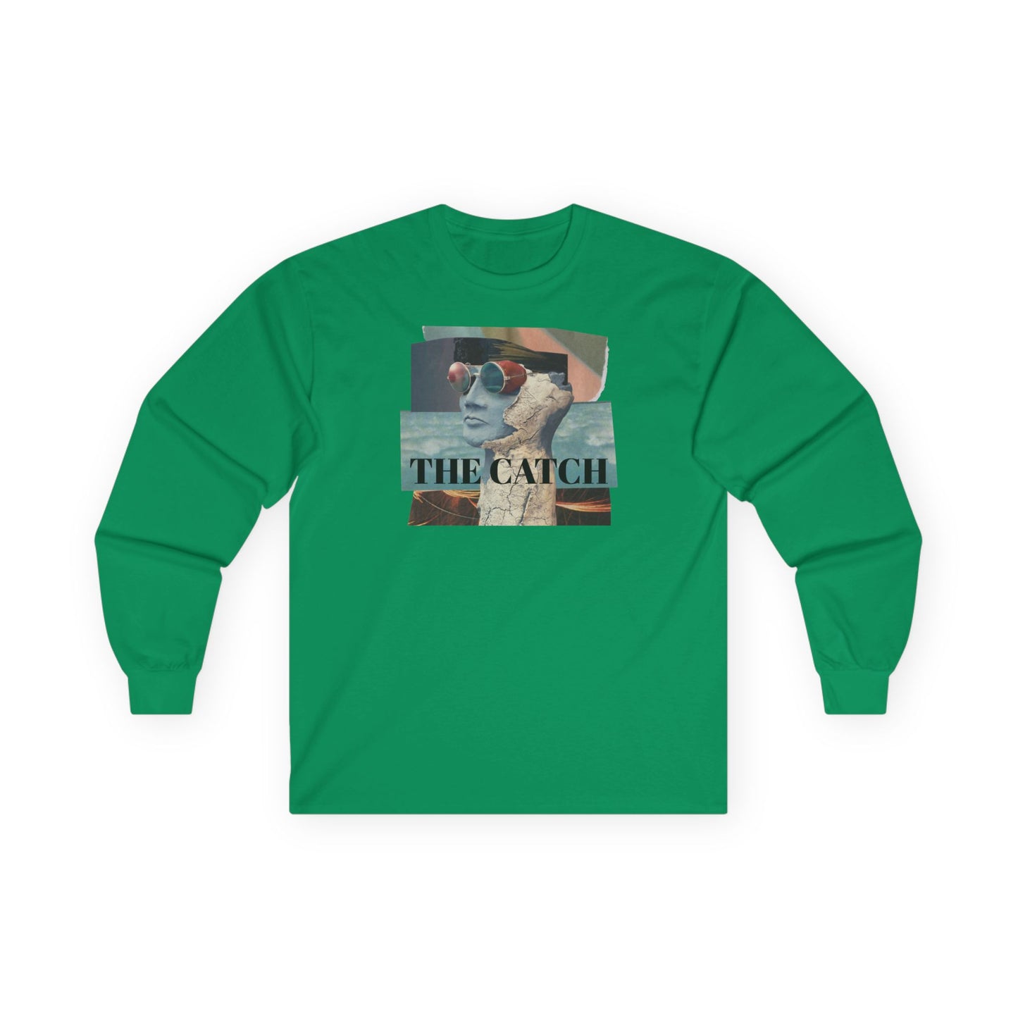 The Catch Long Sleeve Tee – Ultra Cotton Tee with Unique Graphic Design - THE CATCH
