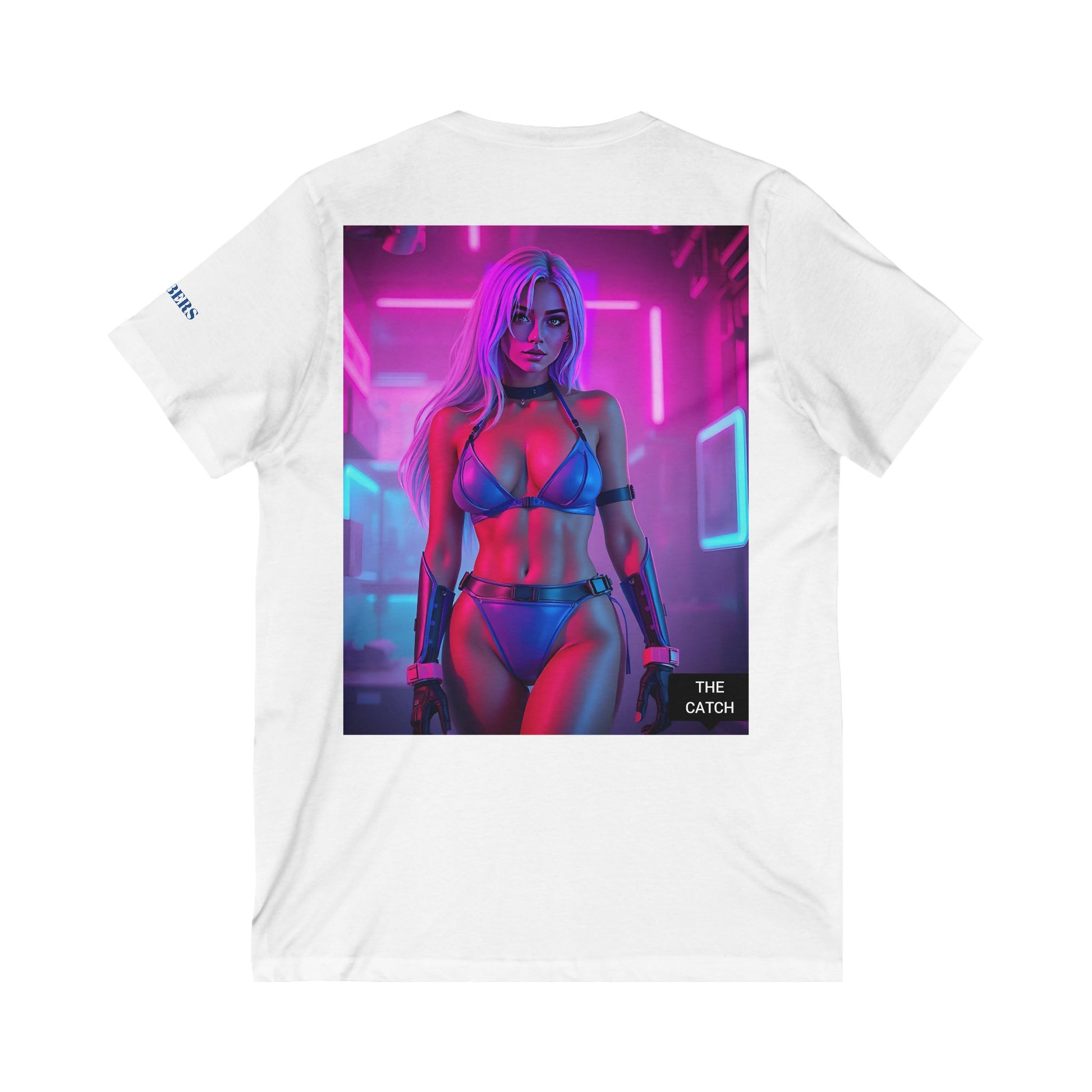 Unisex Jersey Short Sleeve V-Neck Tee - THE CATCH