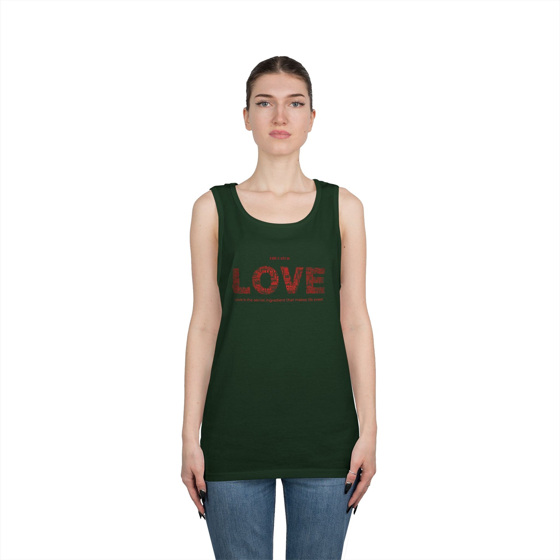 Woman's Heavy Cotton Tank Top - THE CATCH