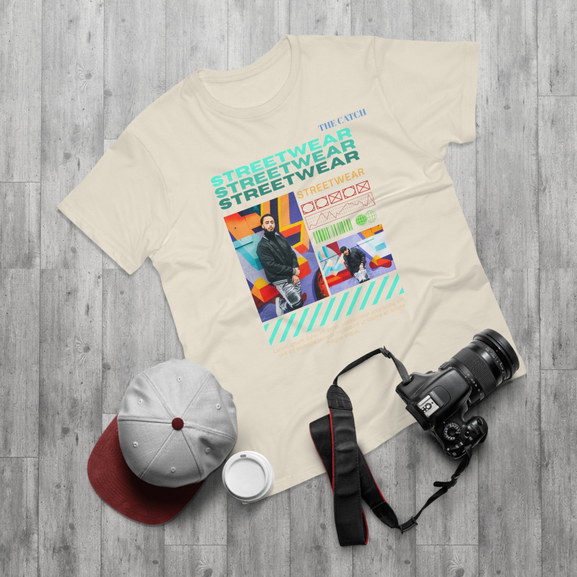 Streetwear Graphic Men's T-Shirt - Casual Urban Style - THE CATCH