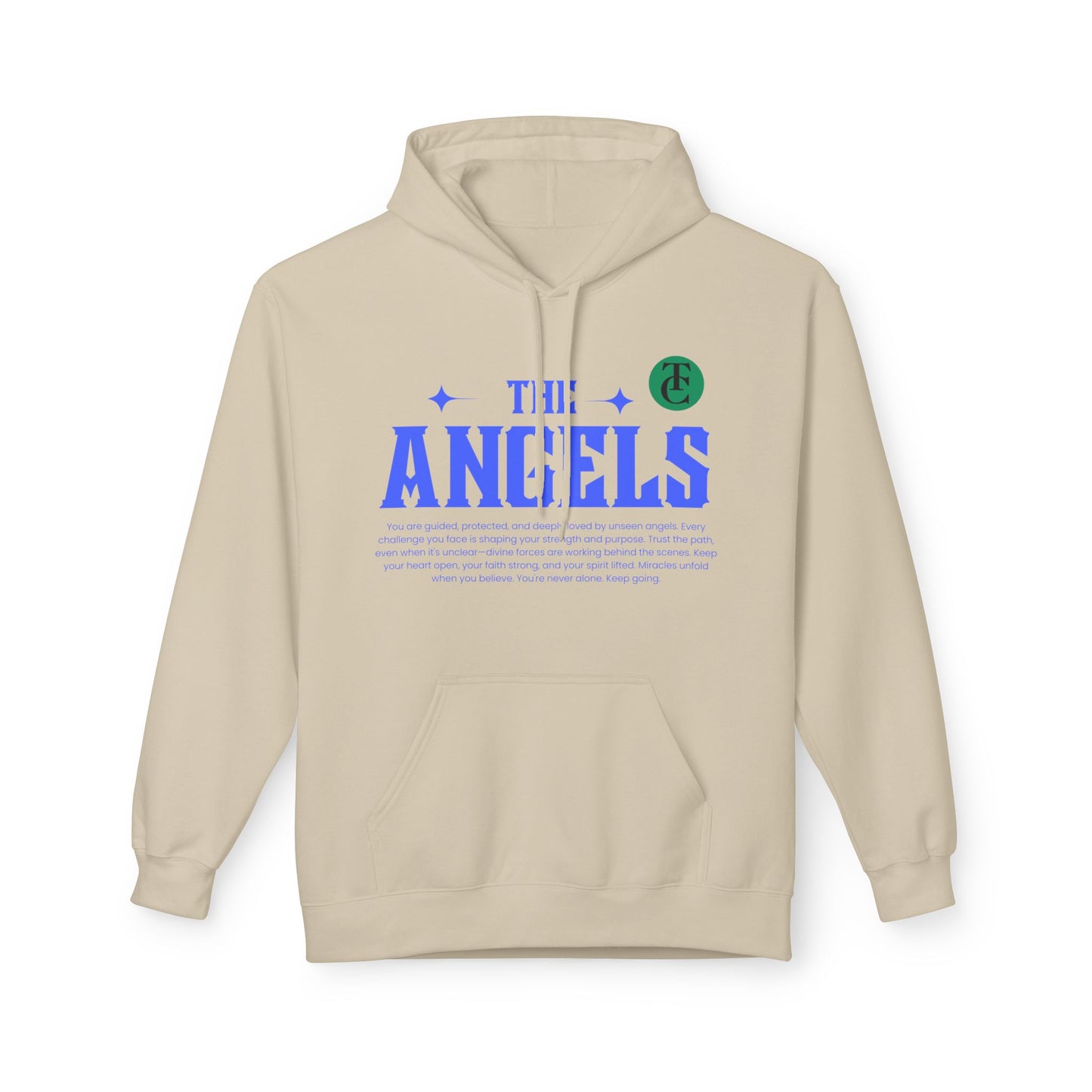 Angels Graphic Hoodie -Midweight Softstyle Fleece for Casual Comfort - THE CATCH