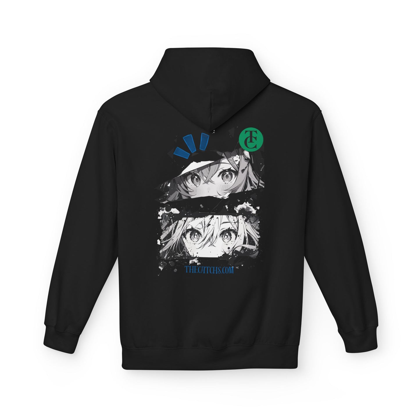 Midweight Fleece Hoodie with Eye-Catching Graphic Design - THE CATCH