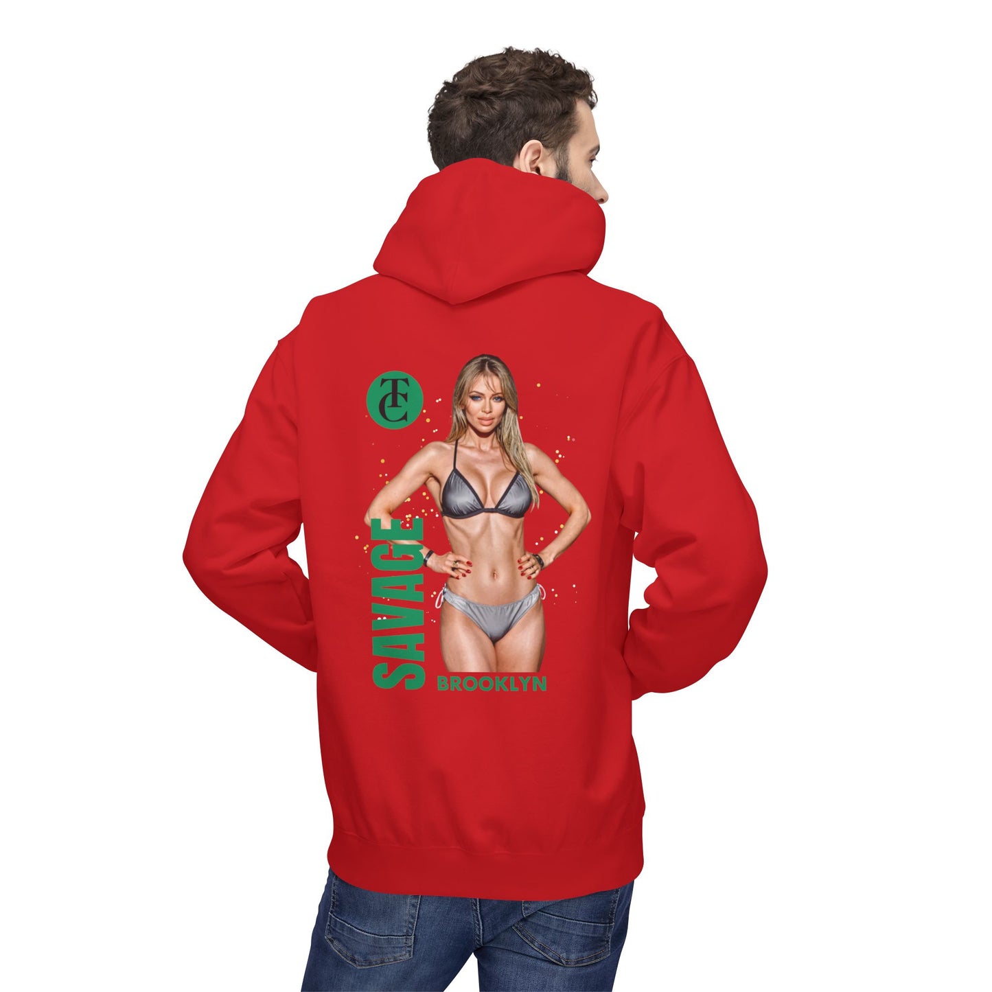 Savage Brooklyn Midweight Fleece Hoodie - Casual Streetwear Fashion