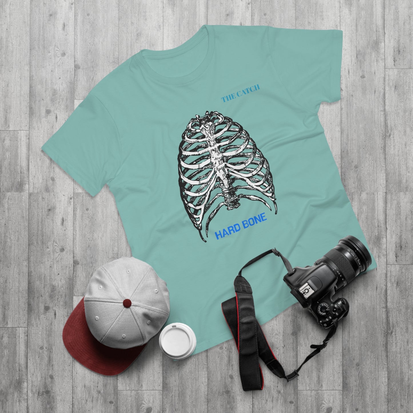 Men's Graphic T-Shirt - "Hard Bone" Rib Cage Design