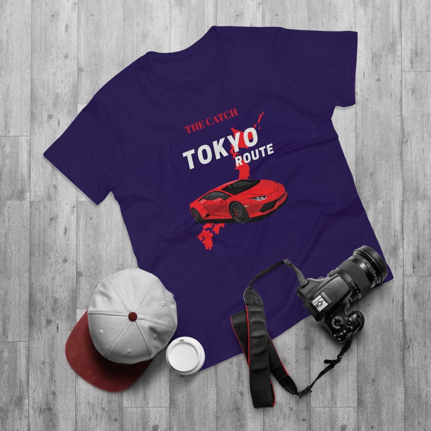 Tokyo Route Men's T-Shirt - Stylish Auto Enthusiast Tee