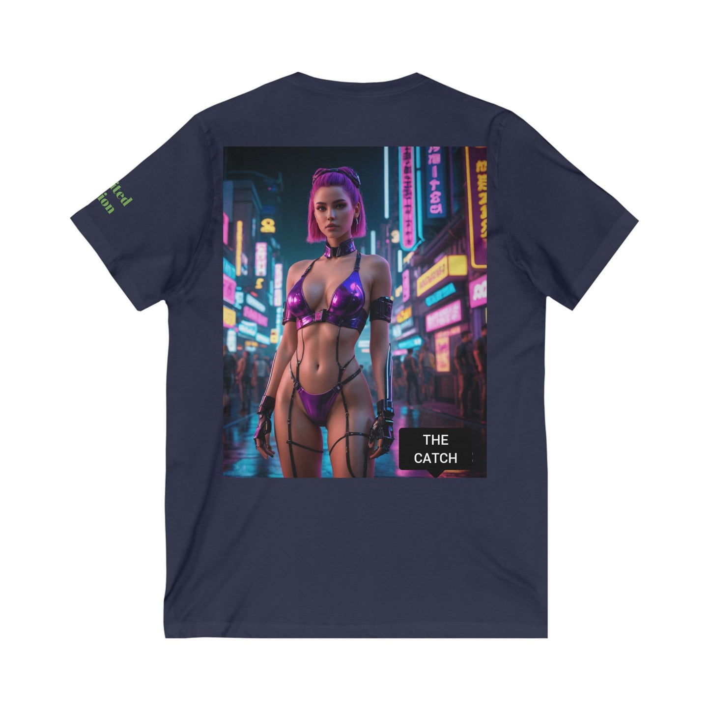 Unisex Jersey Short Sleeve V-Neck Tee - THE CATCH